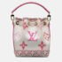 Louis Vuitton Rose Canvas Nano Noe Shoulder Bag - Image 3