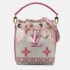 Louis Vuitton Rose Canvas Nano Noe Shoulder Bag