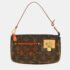 Louis Vuitton Brown Monogram Canvas Perforated Pochette Accessoires Handbag