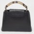 Louis Vuitton Black/Beige Taurillon Leather and Python Capucines BB Bag - Image 4