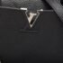 Louis Vuitton Black/Beige Taurillon Leather and Python Capucines BB Bag - Image 5