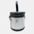 Louis Vuitton Silver/Black Leather Cannes Top Handle Bag - Image 4