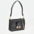 Louis Vuitton Black Leather Dauphine MM Bag - Image 3