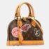 Louis Vuitton Brown Monogram World Tour Alma BB Satchel Bag - Image 2