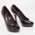 Louis Vuitton Dark Burgundy Patent Leather Oh Really! Pumps Size 36 - Image 4