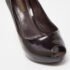 Louis Vuitton Dark Burgundy Patent Leather Oh Really! Pumps Size 36 - Image 7