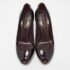 Louis Vuitton Dark Burgundy Patent Leather Oh Really! Pumps Size 36 - Image 3