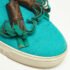 Louis Vuitton Turquoise Fabric and Monogram Canvas Destination Slip On Sneakers Size 37 - Image 7