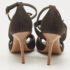 Louis Vuitton Dark Brown Pebbled Leather Corfu Caged Ankle Strap Sandals Size 40 - Image 5