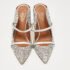 Malone Souliers White/Black Snakeskin Leather Maureen Mules Size 39 - Image 3