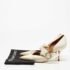 Malone Souliers White Satin Maite Pumps Size 39.5 - Image 9