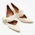 Malone Souliers White Satin Maite Pumps Size 39.5 - Image 4