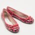Marc by Marc Jacobs Pink/Black Heart Patent Leather Bow Ballet Flats Size 36 - Image 4
