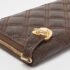 Marc Jacobs Brown Quilted Leather Deluxe Zip Around Wallet - Image 9