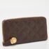 Marc Jacobs Brown Quilted Leather Deluxe Zip Around Wallet - Image 3