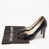 Marc Jacobs Black Leather and Suede Peep Toe Pumps Size 36.5 - Image 9