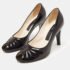 Marc Jacobs Black Leather and Suede Peep Toe Pumps Size 36.5 - Image 2