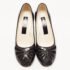 Marc Jacobs Black Leather and Suede Peep Toe Pumps Size 36.5 - Image 3