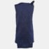 Marni Navy Blue Jacquard Bow Detail Sleeveless Short Dress S - Image 2
