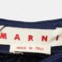 Marni Navy Blue Jacquard Bow Detail Sleeveless Short Dress S - Image 5