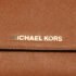 Michael Kors Brown Leather Flap Wallet - Image 5
