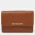 Michael Kors Brown Leather Flap Wallet