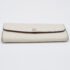 Michael Kors Off White Leather Flap Continental Wallet - Image 6