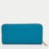 Michael Kors Blue Leather Jet Set Zip Around Wallet - Image 4