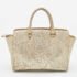 MICHAEL Michael Kors Gold Snakeskin Embossed Leather Large Selma Satchel - Image 4