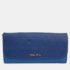 Miu Miu Blue Leather Madras Mini Crossbody Bag