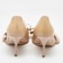 Miu Miu Beige Patent Leather Bow Peep Toe Platform Pumps Size 36 - Image 5