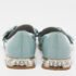 Miu Miu Blue Patent Leather Crystal Embellished  Bow Smoking Slippers Size 35 - Image 5