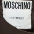 Moschino Couture Black/Brown Crepe & Lace Bow Detail Mini Dress L - Image 4
