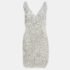Naeem Khan Gatsby Tassel Embellished Short Dress M