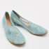Nicholas Kirkwood Blue Lace and Leather Casati Ballet Flats Size 37 - Image 4