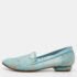 Nicholas Kirkwood Blue Lace and Leather Casati Ballet Flats Size 37