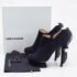 Nicholas Kirkwood Black Suede Ruffle Trimmed Platform Pumps Size 40 - Image 9