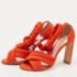 Nicholas Kirkwood Orange Suede Ziggy Sandals Size 37.5 - Image 2