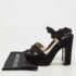 Paul Andrew Black Suede Stanton Sandals Size 36 - Image 9