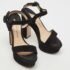 Paul Andrew Black Suede Stanton Sandals Size 36 - Image 4