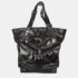 Prada Black Leather Triangle Logo Tote Bag - Image 2