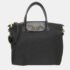 Prada Black Leather, Nylon Shoulder Bag