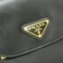 Prada Black Leather, Nylon Shoulder Bag - Image 4