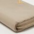 Prada Grey Leather Logo Zip Around Continental Wallet - Image 11