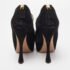 Prada Black Suede Zip detail Cut Out Platform Booties Size 36.5 - Image 5