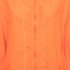 RED Valentino The Black Tag Neon Orange Taffeta Zip Front Hooded Coat S - Image 3