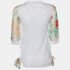 Roberto Cavalli White Perforated Knit & Printed Silk Sleeve Cardigan S - Image 2