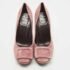 Roger Vivier Purple Suede Buckle Platform Pumps Size 37 - Image 3
