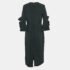 Roksanda Ilincic Black Crepe Flared Bow Detail Sleeve Midi Dress L - Image 2