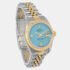 Rolex Blue Diamond 18k Yellow Gold Stainless Steel Datejust 79173 Automatic Women's Wristwatch 26 mm - Image 3